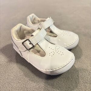 Stride Rite SM Lucianne White Patent Mary Jane Shoes Toddler 6M